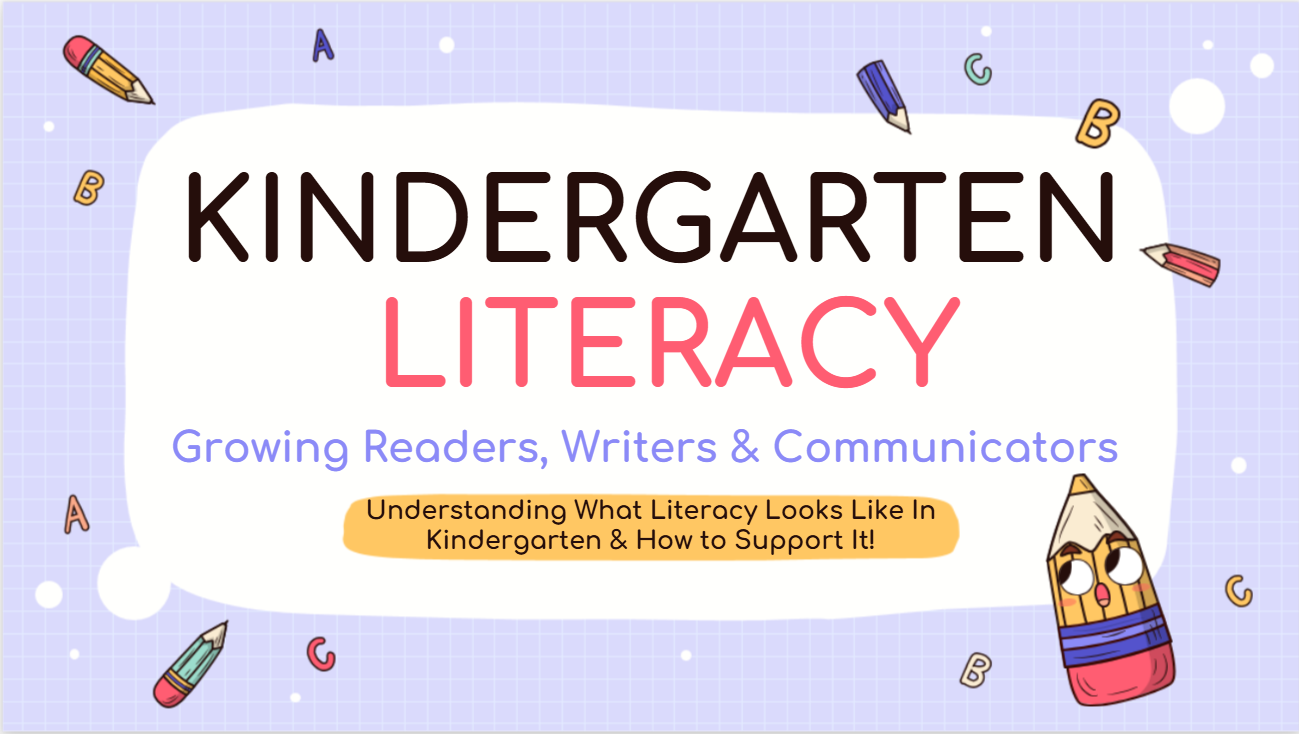 Kindergarten Literacy Cover